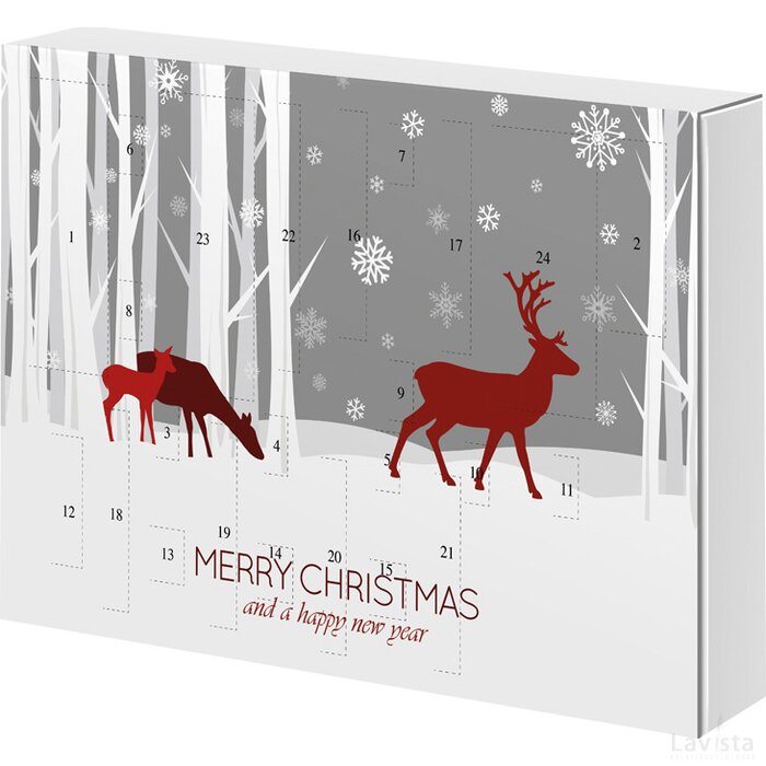 Adventskalender Waldheim grijs silvergrey