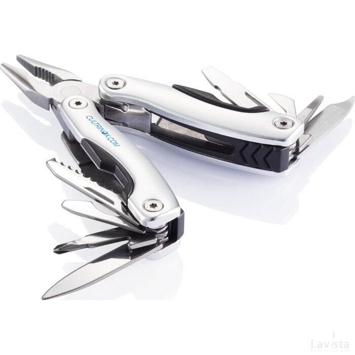 Fix mini multitool zilver, zwart