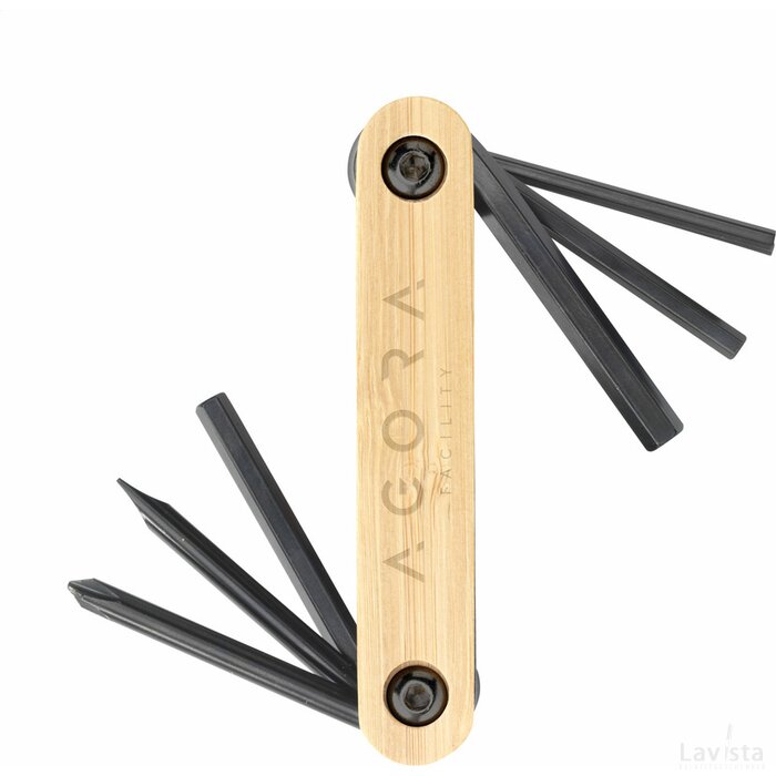 Bamboo Black Tool Multitool Bruin