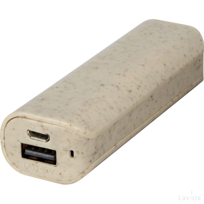 Yoko 1200 mAh powerbank van tarwestro Beige