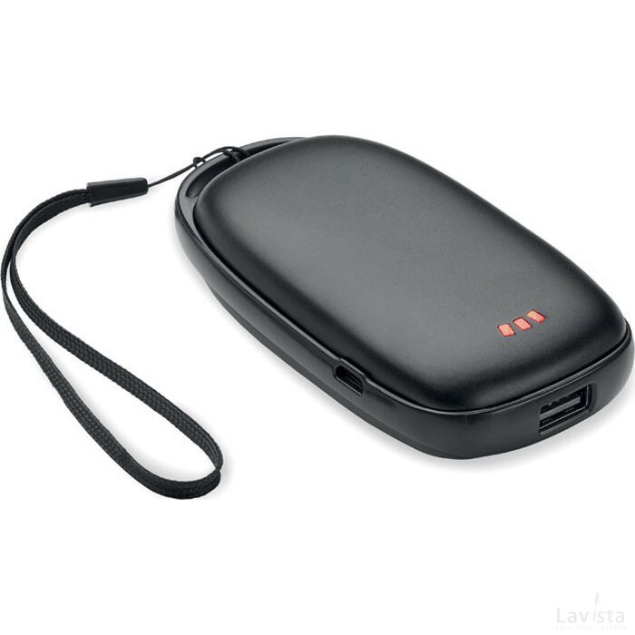 Handwarmer 4000 mah powerbank Tricpower zwart