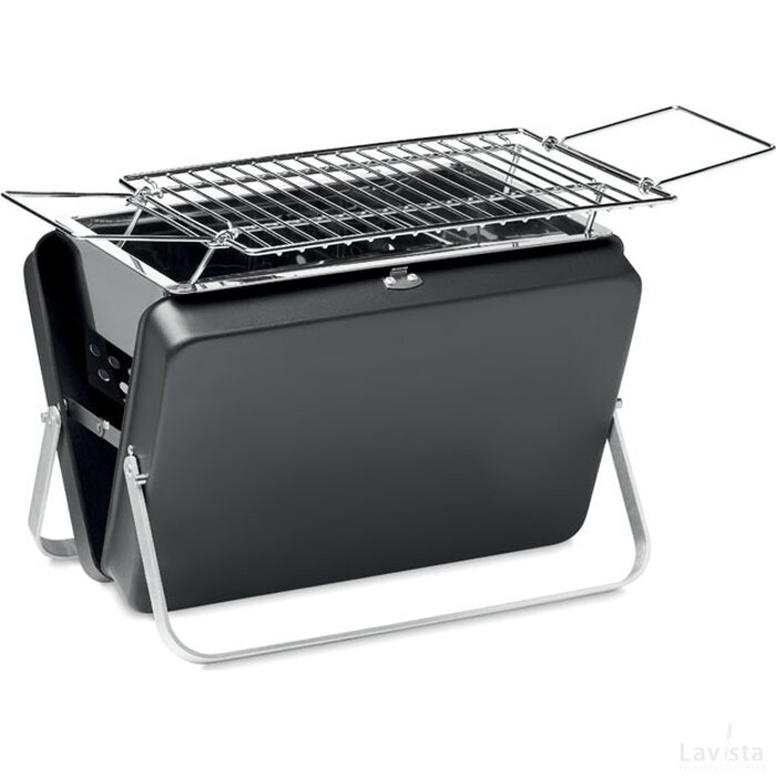 Draagbare barbecue standaard Bbq to go zwart