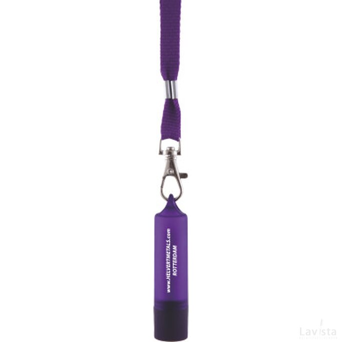 Lippenbalsem lanyard donkerpaars