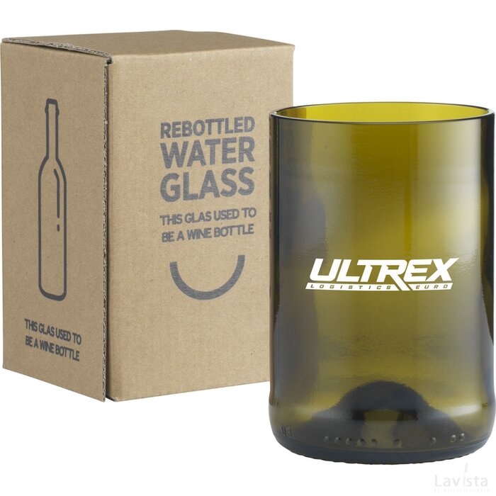 Rebottled® Tumbler Drinkglas Bruin