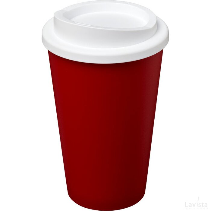 Americano® 350 ml geïsoleerde beker Rood,Wit Rood, Wit Rood/Wit